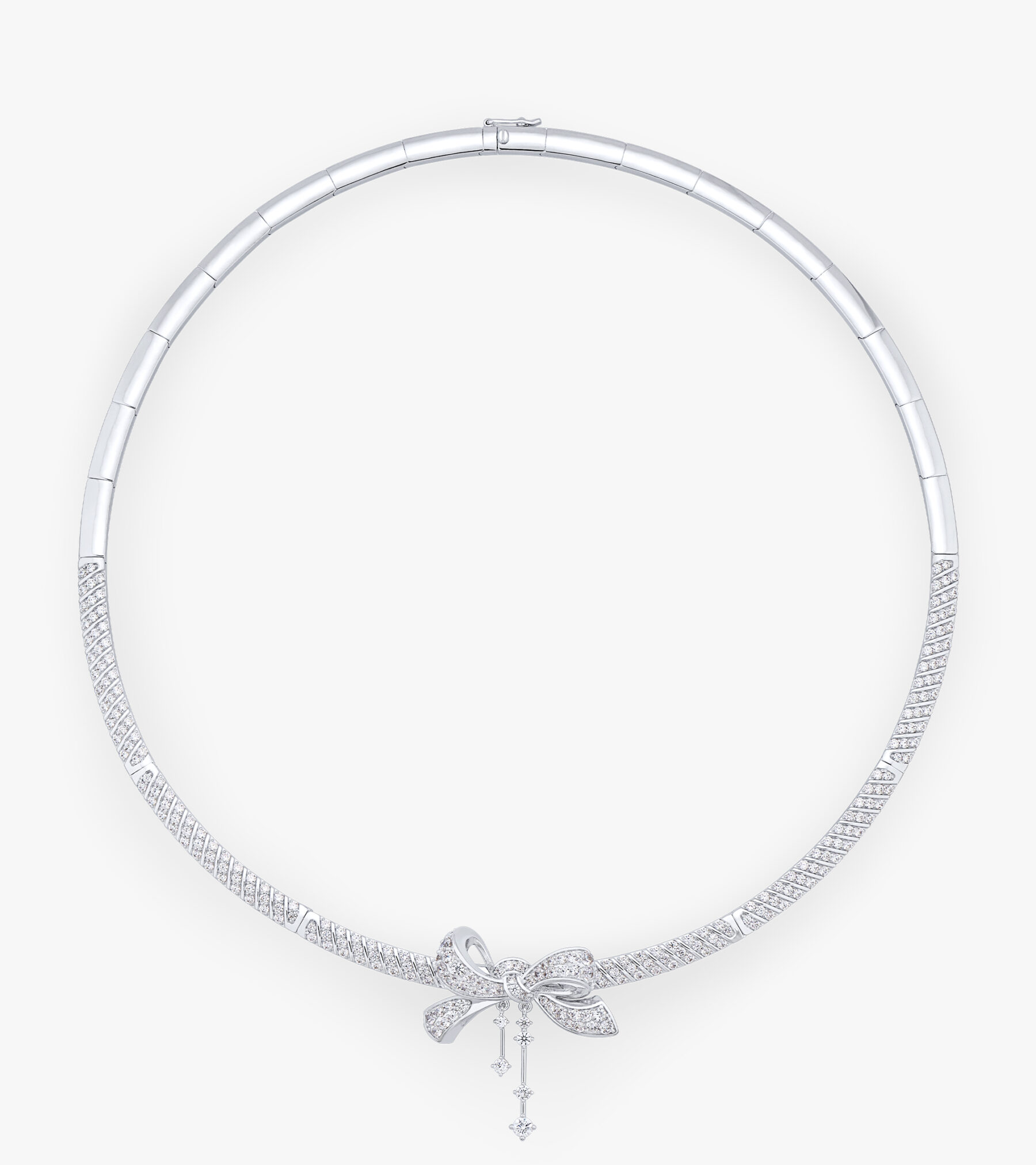 Kiềng cổ Vàng trắng DVKDTTT0000V188