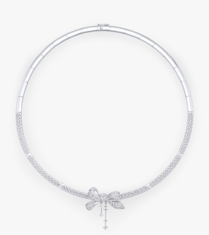 Kiềng cổ Vàng trắng DVKDTTT0000V188