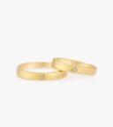 Nhẫn cưới Vàng 18K DVNCTVV0002I490