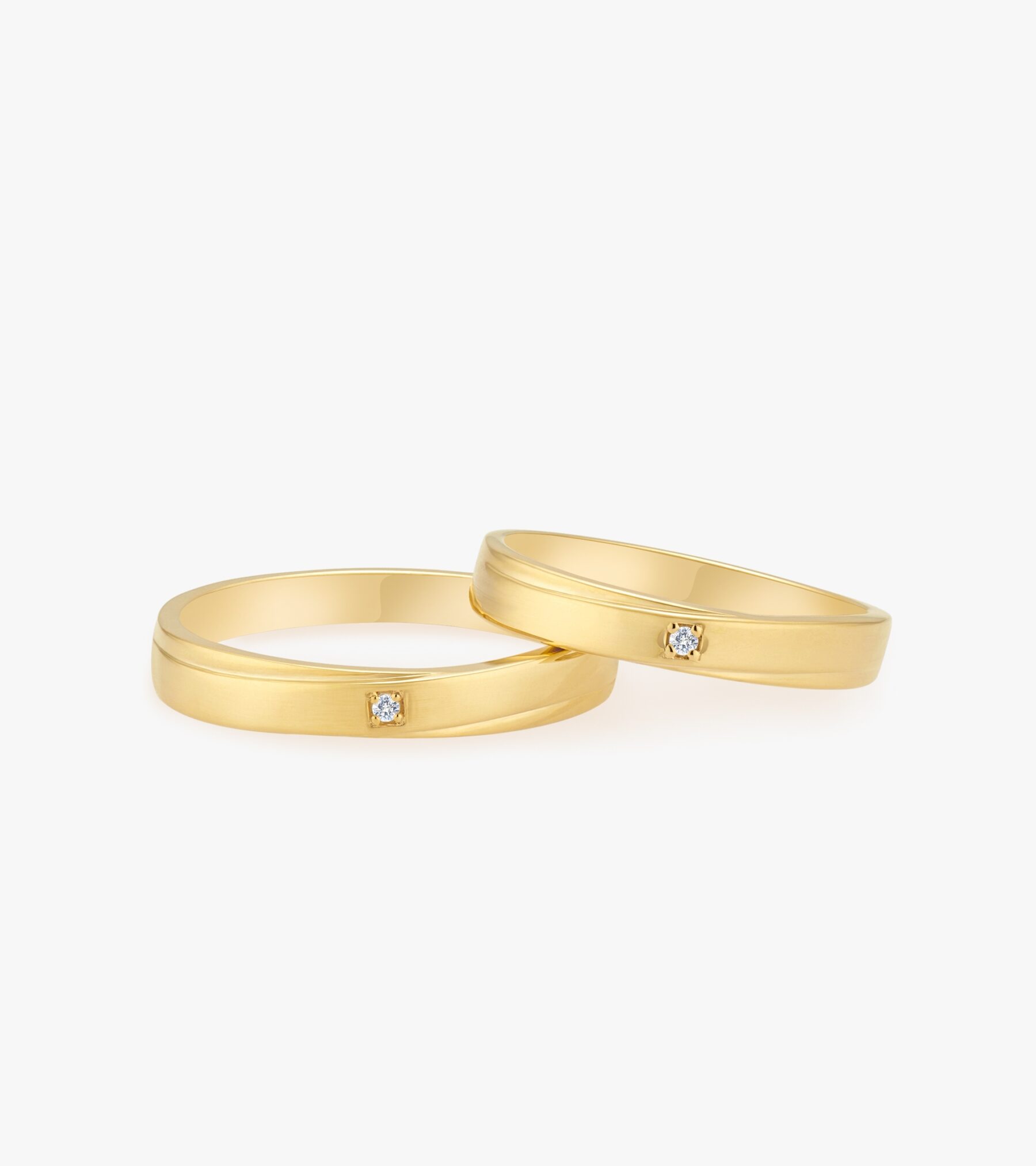 Nhẫn cưới Vàng 18K DVNCTVV0002I490