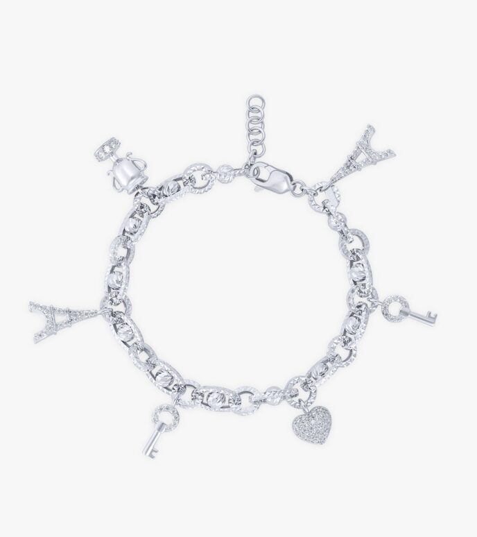 Lắc tay Vàng trắng DVLTTTT0000S994