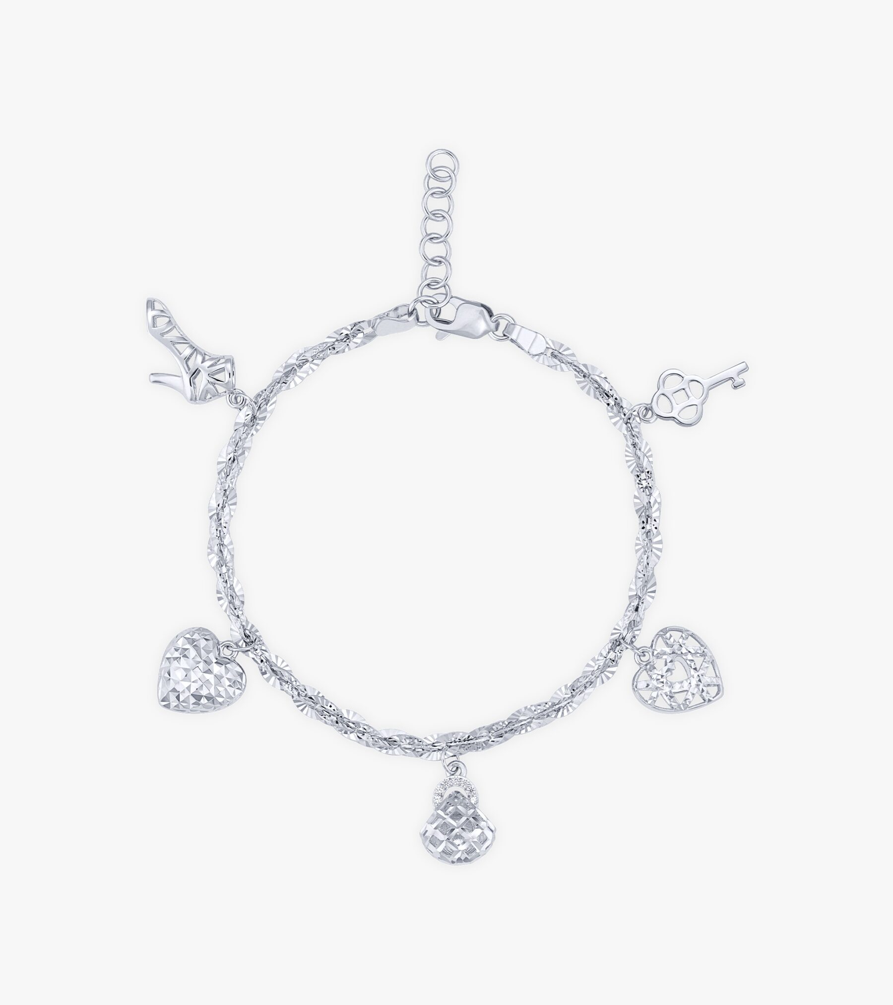 Lắc tay Vàng trắng DVLTTTT0000T340