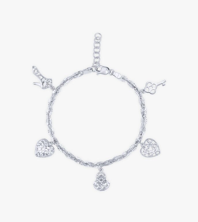 Lắc tay Vàng trắng DVLTTTT0000T340