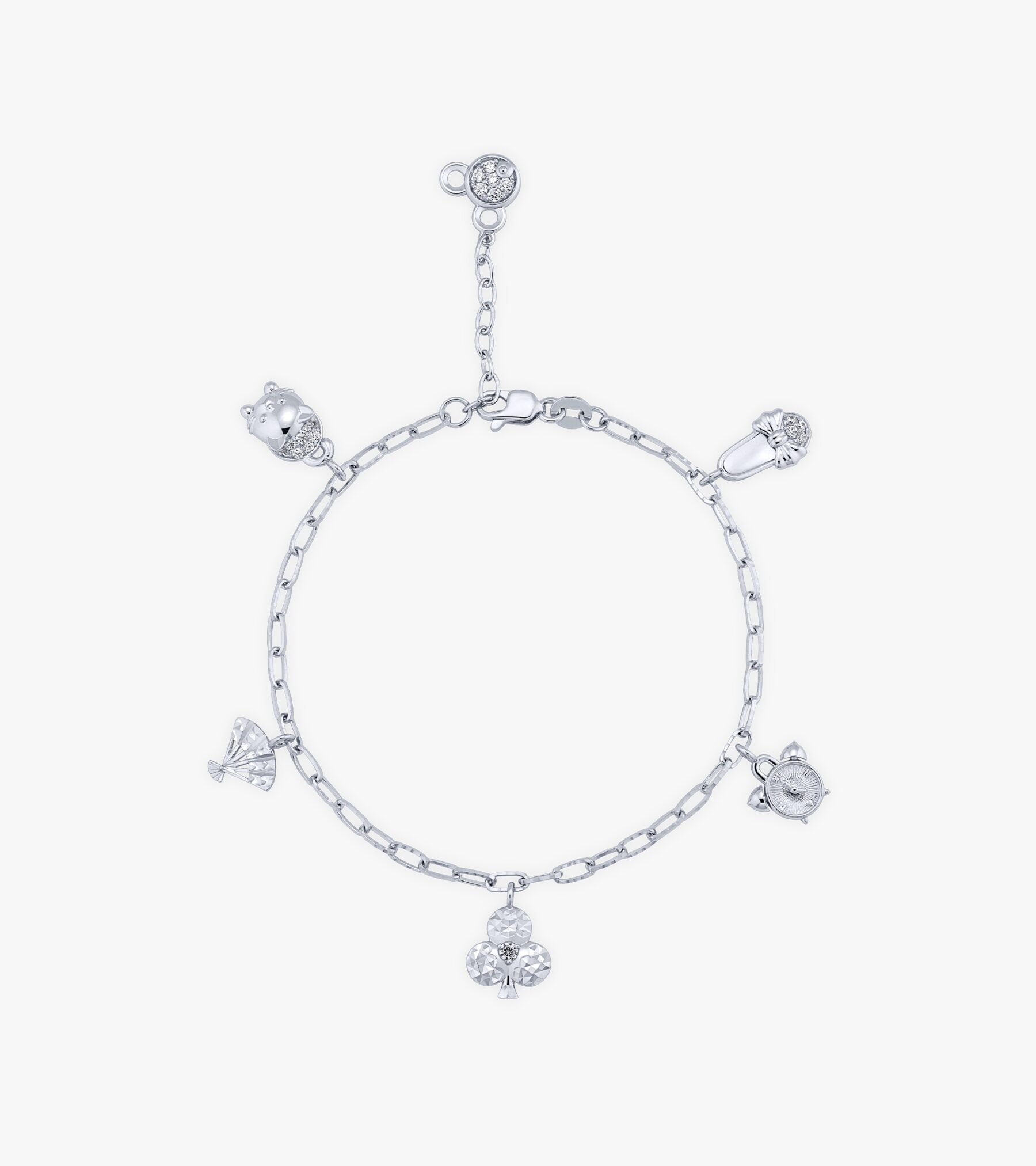 Lắc tay Vàng trắng DVLTTTT0000V347