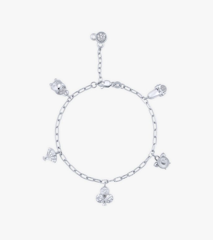 Lắc tay Vàng trắng DVLTTTT0000V347