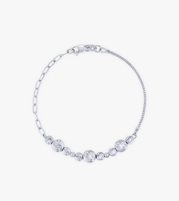 Lắc tay Vàng trắng KVLATTT0000U797