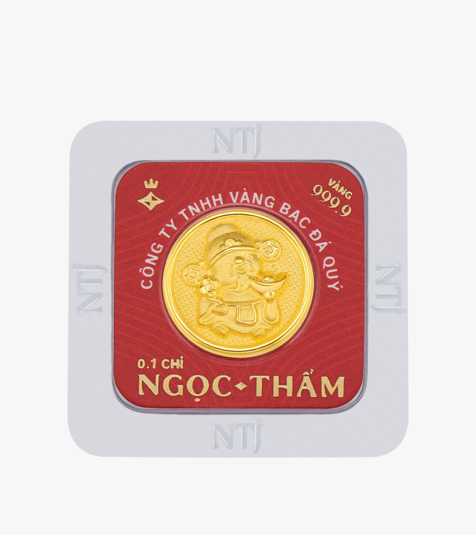 Đồng kim tiền Phong thuỷ Vàng 999.9 KPTVTBS0000V700