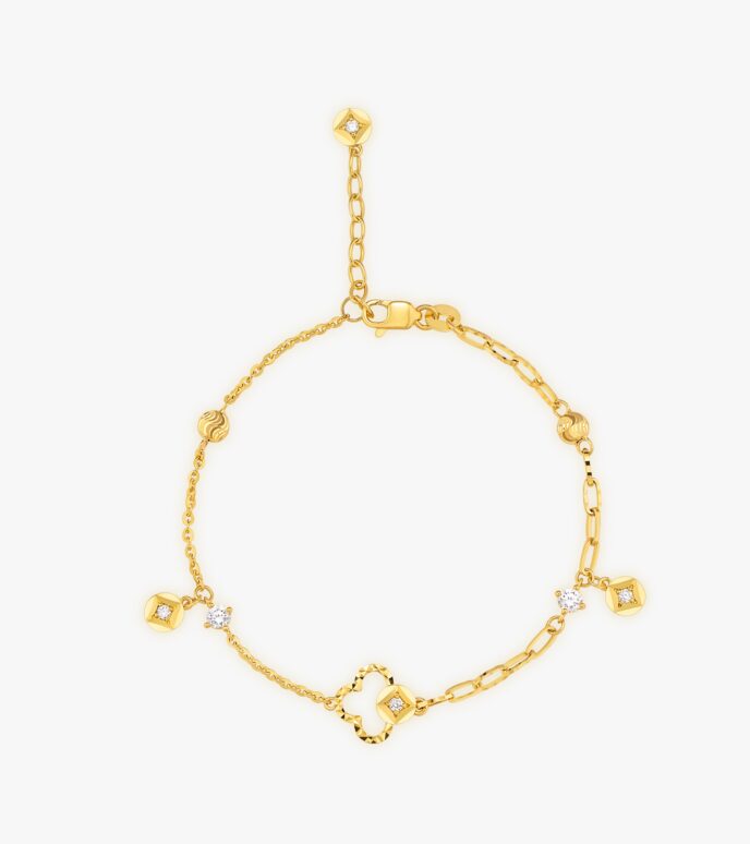 Lắc tay Vàng 18K DVLTTVV0000V252